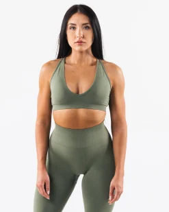 Amplify Deep V Bra