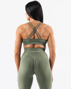 Amplify Deep V Bra