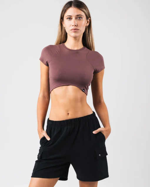 Angled Crop Tee