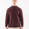 Brushed Core Mock Neck LS