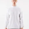 Brushed Core Mock Neck LS