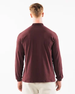 Brushed Core Mock Neck LS