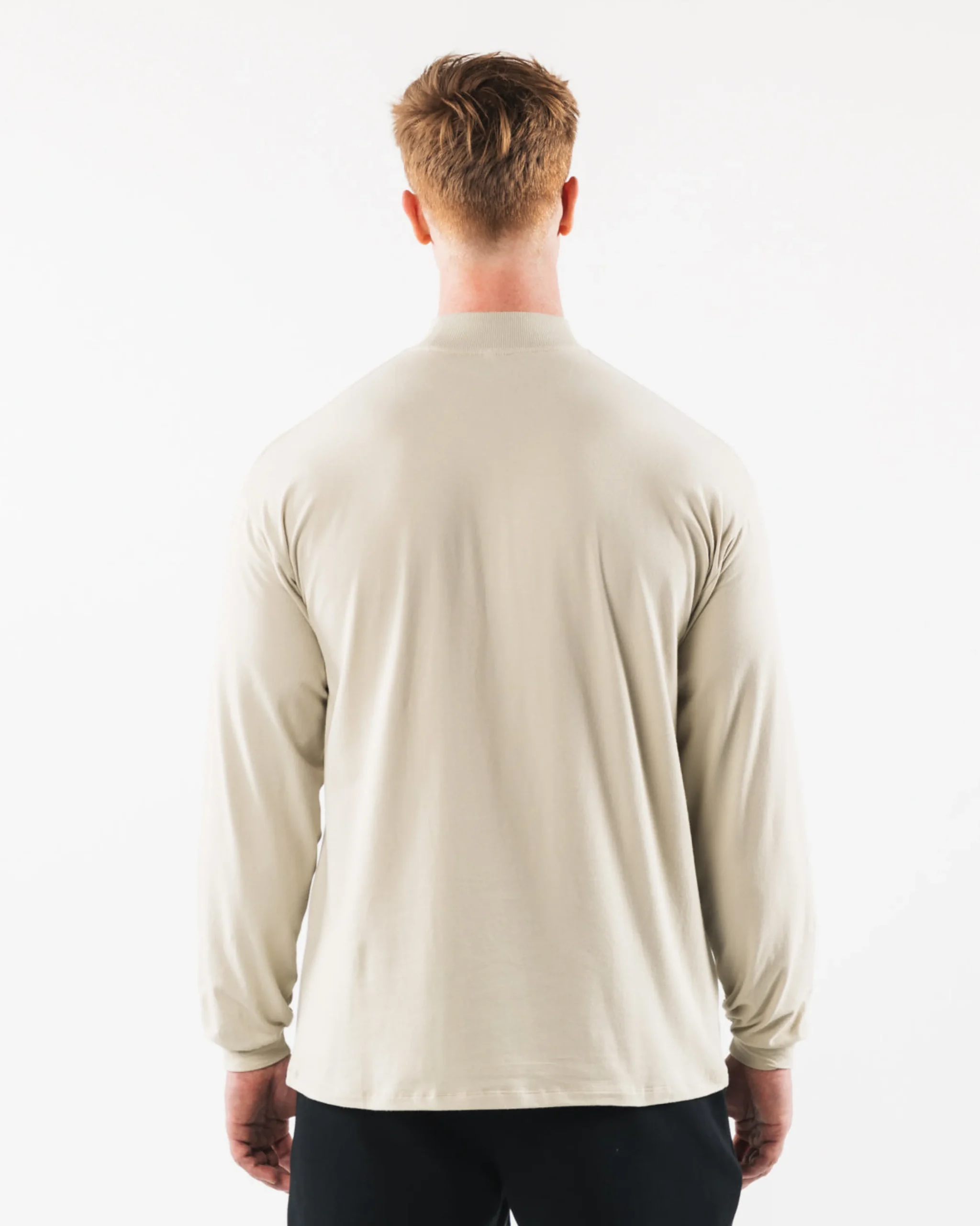 Brushed Core Mock Neck LS
