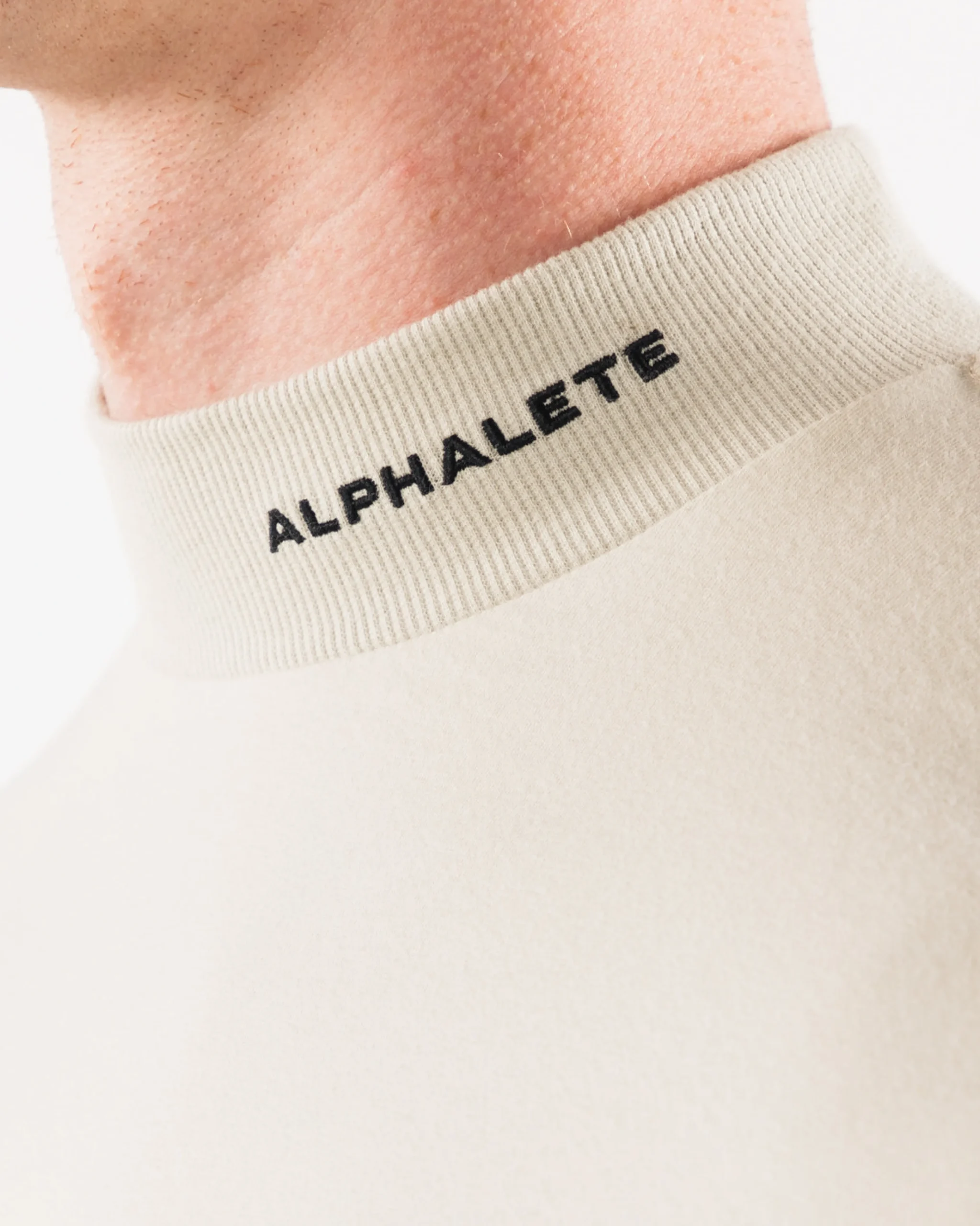 Brushed Core Mock Neck LS