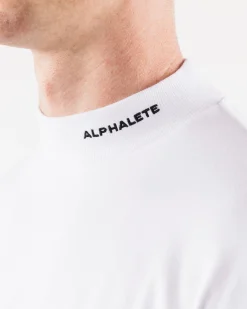 Brushed Core Mock Neck LS