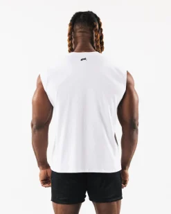 Brushed Wolf Head Muscle Tank