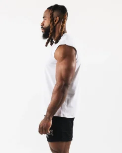 Brushed Wolf Head Muscle Tank