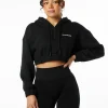 Classic Capital Crop Hoodie