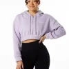 Classic Capital Crop Hoodie