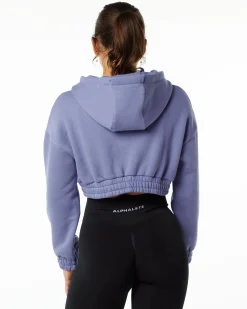 Classic Capital Crop Hoodie