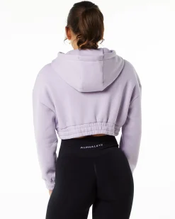 Classic Capital Crop Hoodie