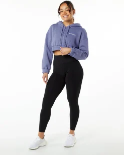 Classic Capital Crop Hoodie