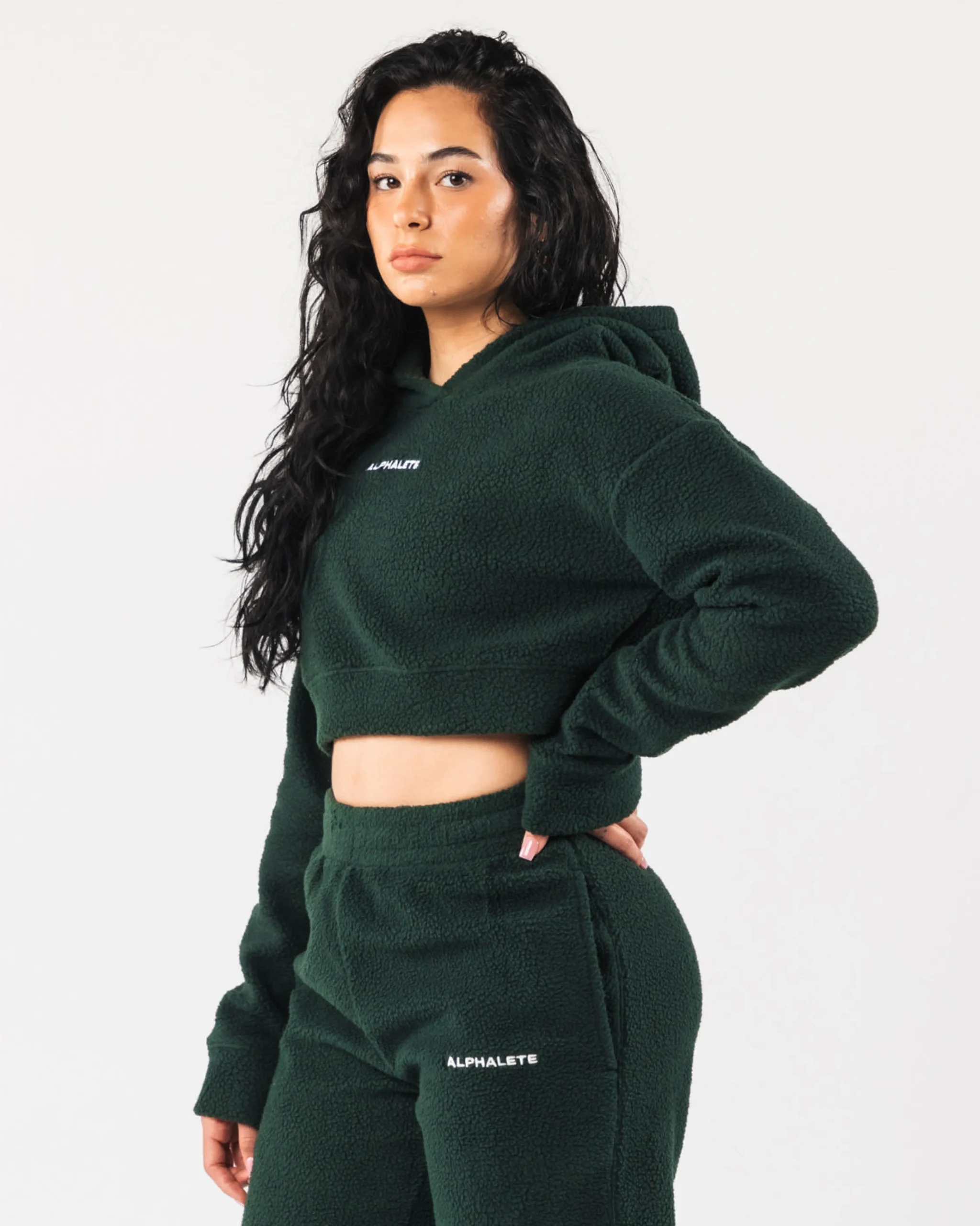 King Crop Hoodie