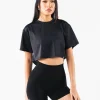 Margo Mesh Crop Tee