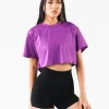 Margo Mesh Crop Tee
