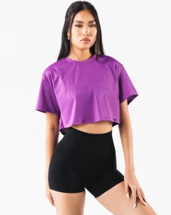 Margo Mesh Crop Tee