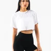 Margo Mesh Crop Tee