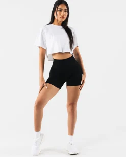 Margo Mesh Crop Tee