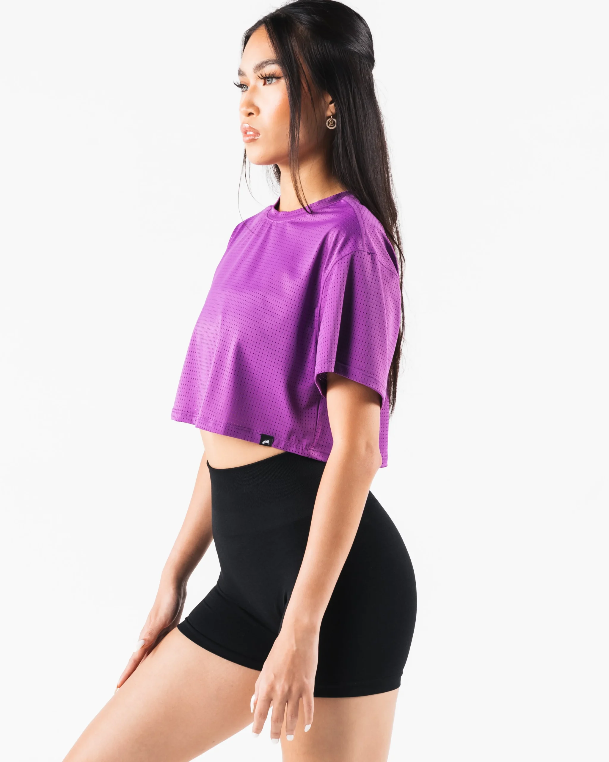 Margo Mesh Crop Tee