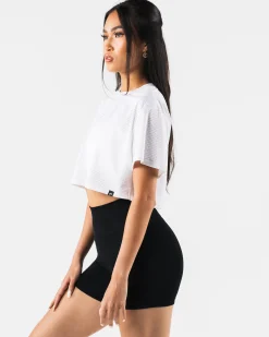 Margo Mesh Crop Tee