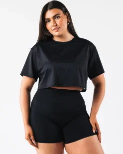 Margo Mesh Crop Tee