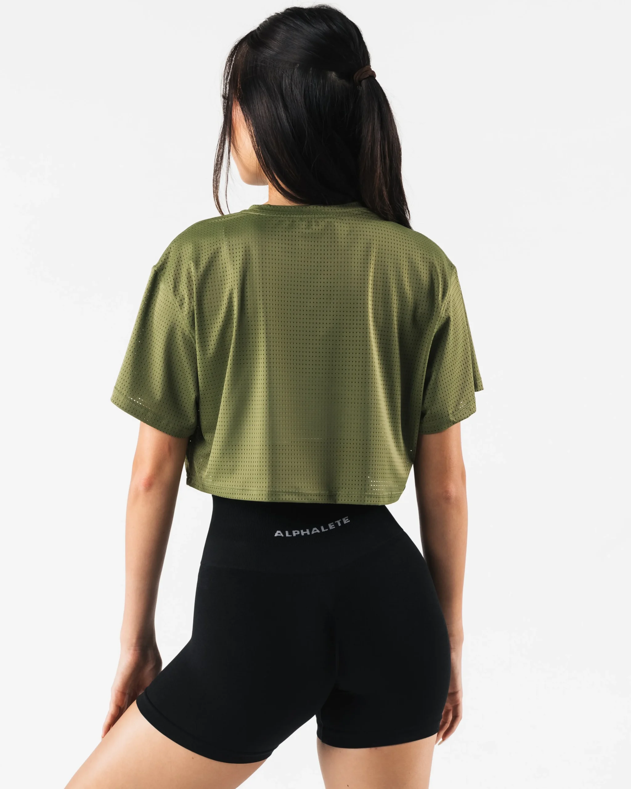 Margo Mesh Crop Tee