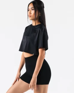 Margo Mesh Crop Tee