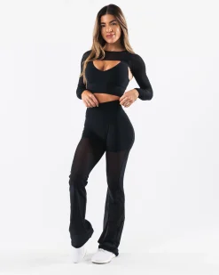 Mesh Astor Flared Pant
