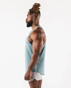 Paisley Print Raw Cut Tank