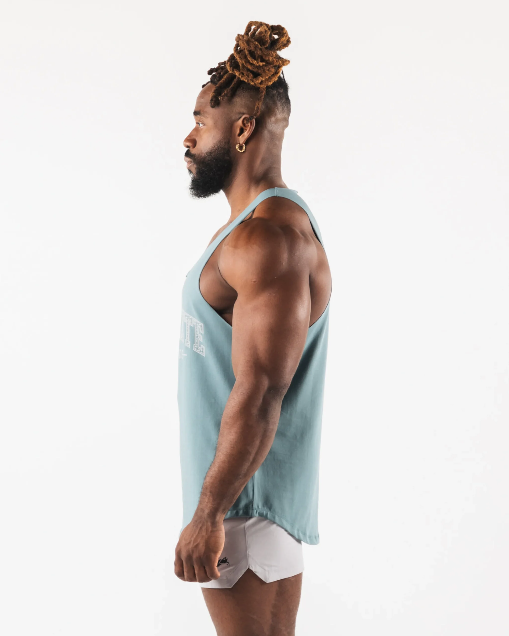 Paisley Print Raw Cut Tank