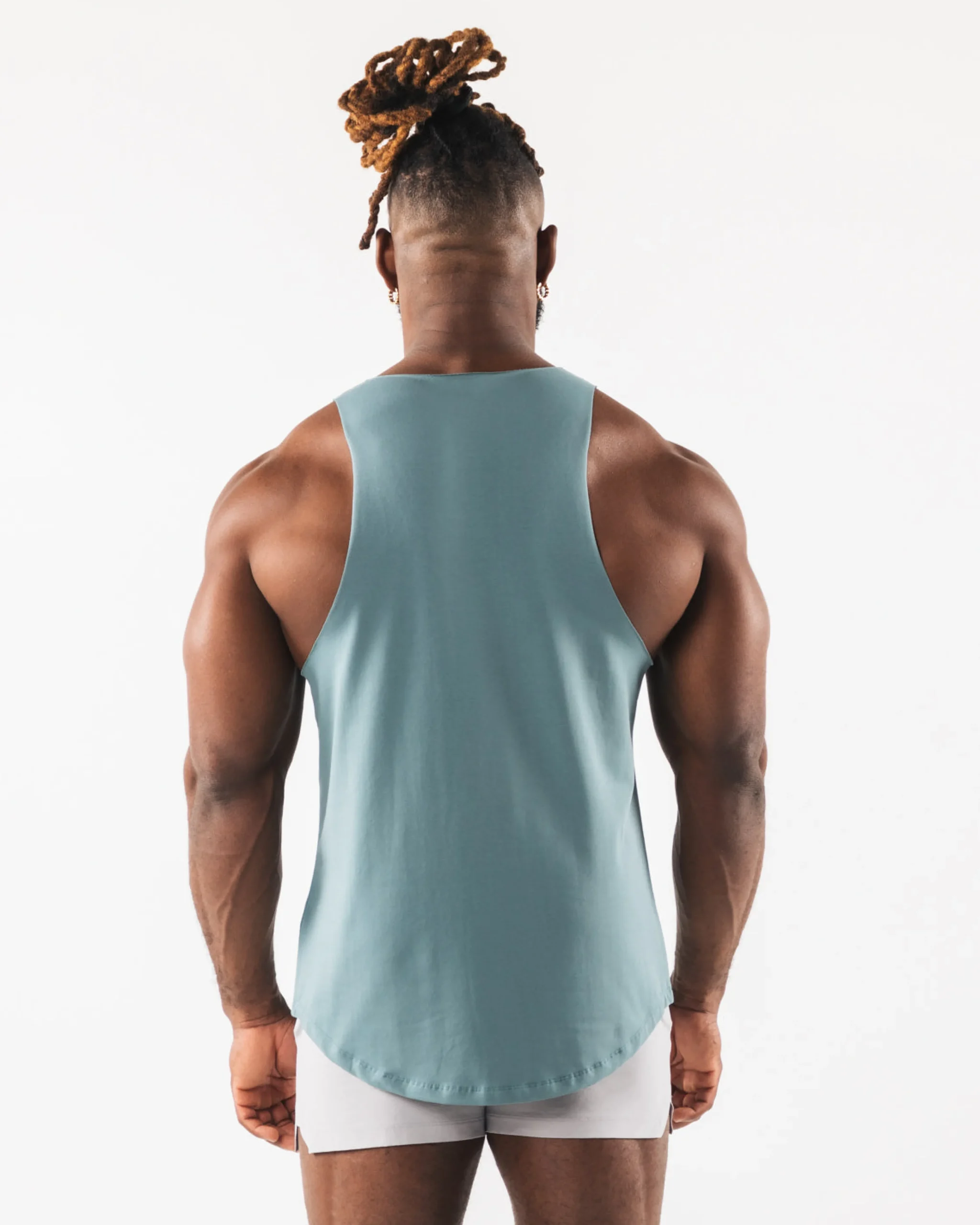 Paisley Print Raw Cut Tank