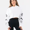 Trilogy Crop Hoodie