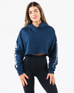 Trilogy Crop Hoodie