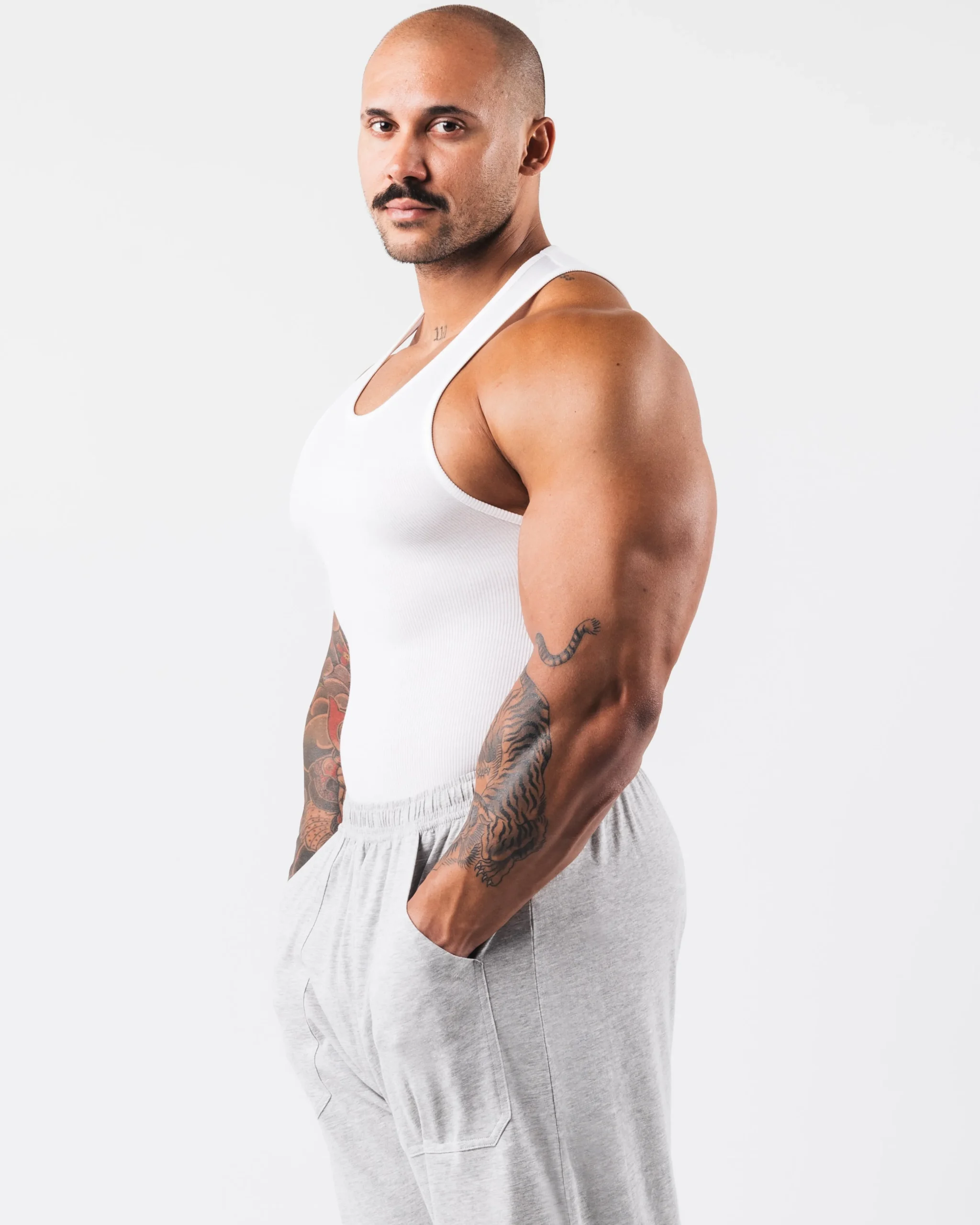 Zero Ribbed Tank 2pk